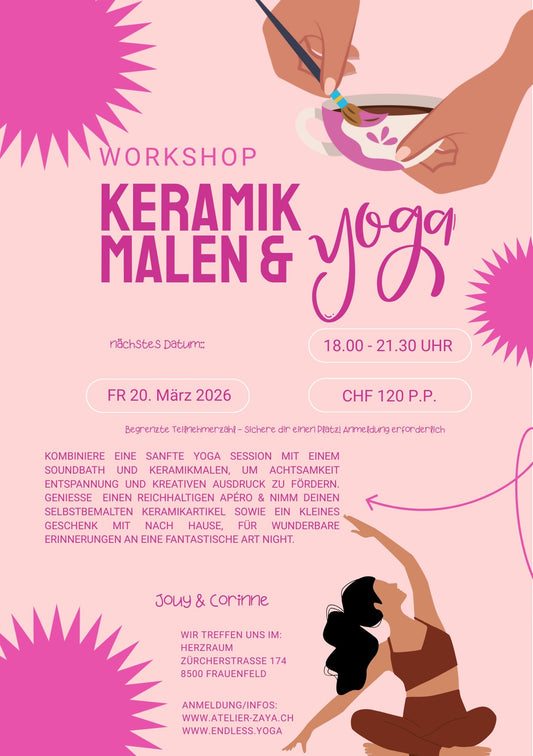 Workshop Yoga & Keramikmalen